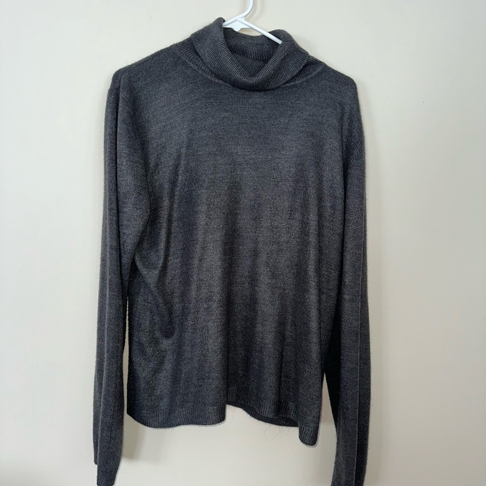 New York & Company Charcoal Knit Sweater